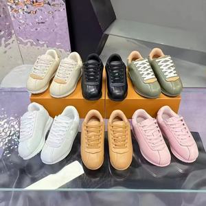 Baskets montantes de créateur, mode, marque originale célèbre, cuir véritable de haute qualité, maille respirante, antidérapantes, chaussures décontractées - Product Image 6