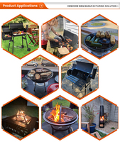Four de table d'intérieur barbecue carré Grill