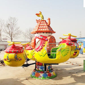 เครื่องเล่นเฮลิคอปเตอร์บนเครื่องบินไฟเบอร์กลาสขนาดเล็กสำหรับเด็กห้างสรรพสินค้าร้านค้ากลางแจ้ง - Product Image 6