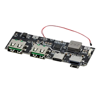 RNSbot 22.5W Power Bank 5 ports bidirectionnel charge rapide Module Mobile Circuit imprimé bricolage carte mère nidification matériel QC4 + PD3.0