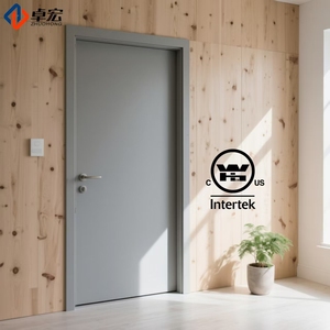 Nhà máy cung cấp bên ngoài kim loại cách âm thép nhập lửa Đánh Giá cửa thương mại thoát hiểm cửa - Product Image 6