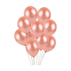 Nicro Rose Gold Theme Baby Shower Foil Balloons Girl 1st Happy Birthday Wall Hanging Background Party Decoration <span class=keywords><strong>Set</strong></span> - Product Image 4