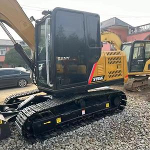 Excavatrice SANY SY95C d'occasion certifiée CE, modèle 2022, capacité de la benne de 0,5 m³, poids opérationnel de 9,5 tonnes, moteur et pompe inclus - Product Image 1