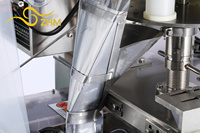 Prix d'usine de la machine à emballer verticale automatique les grains de café séchés