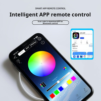 Lumières Angel Eyes RGB de 2,5 pouces, contrôle intelligent par application, bonne qualité, durables, lumières décoratives, lentilles Angel Eyes, cache
