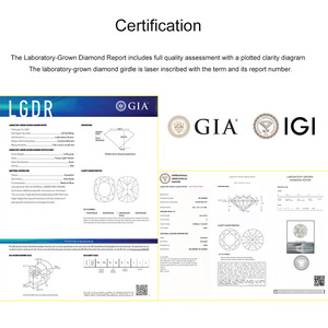 ห้องปฏิบัติการที่สร้างขึ้นเพชรสีฟ้าโดยเครื่องประดับลูซีนราคาไม่แพงสีน้ำเงินเข้มทำให้ห้องปฏิบัติการเพชรสีน้ำเงินสร้างขึ้น - Product Image 6