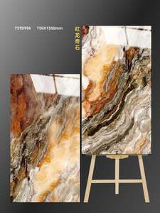 Carreau <span class=keywords><strong>de</strong></span> marbre gris luxueux 60x120 cm Design moderne pour l'intérieur pour la <span class=keywords><strong>salle</strong></span> <span class=keywords><strong>de</strong></span> <span class=keywords><strong>bain</strong></span> hôtel salon chambre murs - Product Image 2