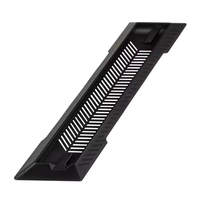 Support vertical simple pour console PS4 Slim Support de rangement en plastique antidérapant noir et blanc
