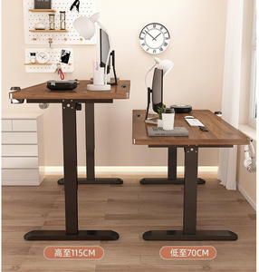Meja pengangkat elektrik, Meja belajar otomatis, meja kantor menulis rumah, meja kerja berdiri komputer dapat disesuaikan - Product Image 5
