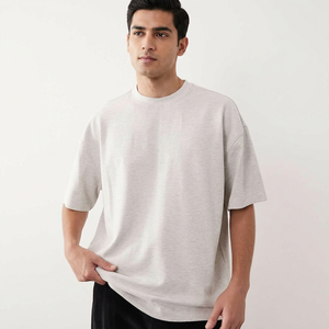 T-shirt surdimensionné pour homme, haute qualité, 240 g/m², tissu lourd, 100 % coton, 240 g/m², streetwear, coupe ample, imprimé graphique, t-shirt personnalisé - Product Image 1