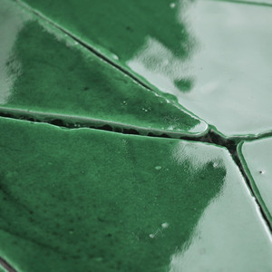 Piastrelle Vitri Green Kite 11 X 22.5 Cm Smaltate con Bordi Irregolari Spessore 10 Mm - Product Image 4