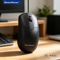 Souris d'ordinateur filaire Dream Kacher, câble USB de 1,2 mètre, suivi optique 1200 DPI, rétroéclairage LED, 3 touches, ergonomique, fine, pour les deux mains