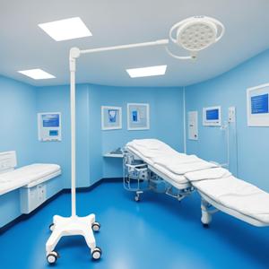 Lumière chirurgicale mobile sans ombre à LED à alimentation électrique Stomatologie médicale et beauté Éclairage d'examen auxiliaire pour animaux de compagnie