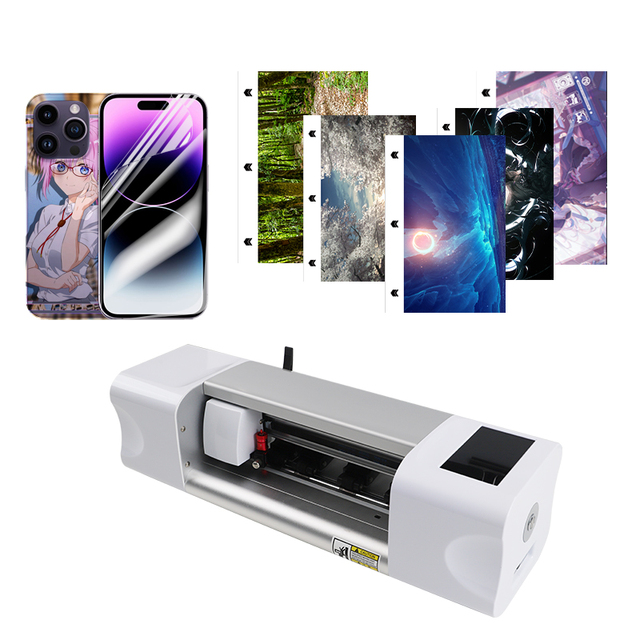 Unlimited Intelligent Cutter Auto Tpu Plotter Hydrogel Film Mobile Screen Protector Cutting Machine