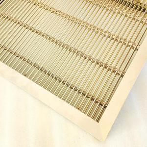 Panneau en treillis métallique décoratif en acier inoxydable à motif personnalisé, résistant à la rouille, maille tissée architecturale pour mur intérieur de luxe - Product Image 6