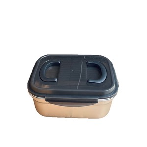 Stainless Steel Food Storage Container Rectangle Seal <b>Lid</b> <b>Microwaveable</b> Lunch Box - Product Image 5