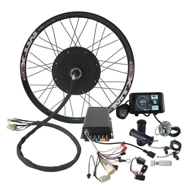 72v 5000w Electric Bike Kit 5000 Watt Hub Motor E Bike Bicycle Kit with Optional Battery
