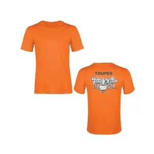 BOX 1 T-shirt col rond pour homme, orange, M, TRUPER - Product Image 1