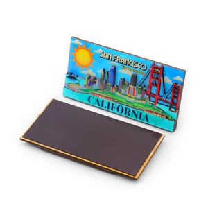 Imán de nevera de madera estilo 3D personalizado al por mayor recuerdos de uso doméstico con países de <span class=keywords><strong>San</strong></span> <span class=keywords><strong>Francisco</strong></span> para regalos de uso personal - Product Image 5