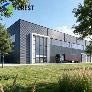 Edificio Prefabricado de Acero Resistente a la Corrosión en Indonesia con Panel Sándwich, Almacén Comercial Ignífugo Europeo con Estructura de Viga en H - Product Image 1