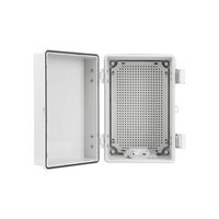 Boîtier de distribution électrique extérieur étanche IP65 en plastique ABS 300x200x100mm, boîtier sérigraphié pour instruments électroniques