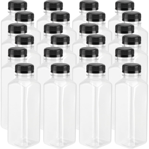 Oferta Especial: Botella Redonda de PET de 250 ml para Bebidas, Café, Refrescos y Jugos, con Tapa de Rosca Sellada y Etiqueta Serigrafiada, a Precio Justo - Product Image 1