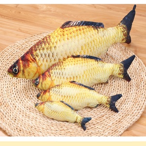 ของเล่นแมวตลกๆ ตุ๊กตาปลากัดได้ ทนทาน ขยับได้ด้วยไฟฟ้า ขนาด 20-60 ซม. - Product Image 3