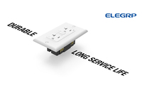 25V Decorateur Fraudebestendige Muur Schakelaars Ul Vermeld Zelftest Aardlekschakelaar Outlet 20 Amp Voor Thuis