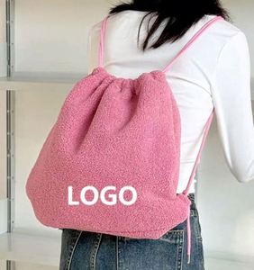 #TRENDING Custom Furry Fluffy Fleece Plush Sherpa <b>Drawstring</b> Bag Faux Fur Shoulder Bag Teddy Velvet <b>Drawstring</b> <b>Backpack</b> - Product Image 1