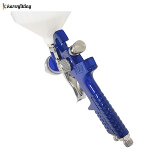 H2000 Mini Pneumatic Spray Gun 0.8mm/1.0mm Nozzle Stainless Steel <b>Car</b> Repair for Automotive <b>Paint</b> Spraying - Product Image 6