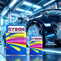 Vernis transparent MS/HS de haute qualité pour peinture automobile, vernis de finition haute brillance pour la rénovation automobile