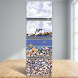 12X18กระเบื้องเซรามิคติดผนังตกแต่งห้องน้ำขนาด30x45ซม. 300X450มม. เคลือบเงาดิจิตอล - Product Image 2