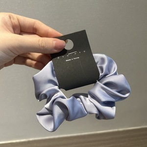 Q & Y bán sỉ thanh lịch mượt satin Headband vừa đơn giản màu rắn scrunchies Chất lượng cao đàn hồi ban nhạc cao su cho các cô gái - Product Image 5