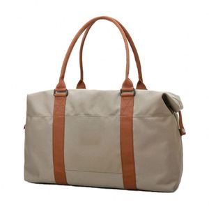 Bolsa de Viaje de Gran Capacidad con Separación para Seco y Húmedo, Impermeable, de Oxford, para Turismo, Deportes y Actividades al Aire Libre, con Correa para Maleta - Product Image 1