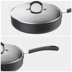 Usine en gros 14 pièces pressé en aluminium antiadhésif poêle à frire maison cuisson casserole pour <span class=keywords><strong>Restaurant</strong></span> - Product Image 6