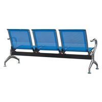 Chaise d'arrêt de bus en acier argenté pour YA-J19F publique Salon de beauté réception attente 2 3 4 5 places prix