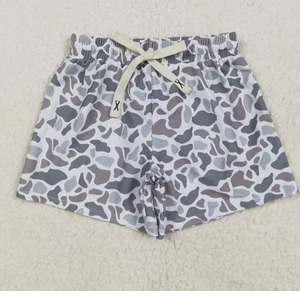 Trajes de Baño Longlv de Verano para Niñas, Familiares, Casuales, con Estampado de Camuflaje Gris, Transpirables, Ecológicos, de Poliéster/Nailon - Product Image 3