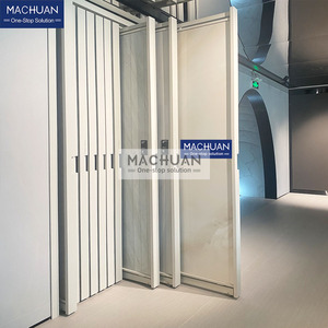 马川现代独立式推拉360旋转门瓷砖展示厅 - Product Image 2