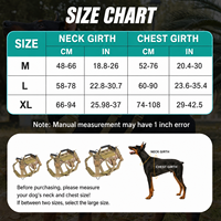 Harnais pour chien personnalisé à trois poignées, robuste, anti-traction, réfléchissant, en nylon réglable