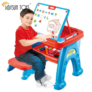 Kids Drawing Projector Table <strong>Set</strong>, <strong>Child</strong> Smart Projector Sketcher Desk Double Side Magnetic Drawing Board - Product Image 2