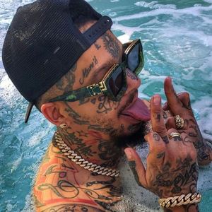 Newest Fashion Hot Selling Black Leopard Sunglasses <b>Large</b> <b>Frame</b> Sunglasses for Men Women Oversized Square Sunglasses Men Women - Product Image 2