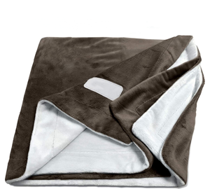 <span class=keywords><strong>Manta</strong></span> de felpa de poliéster suave <span class=keywords><strong>para</strong></span> mascotas, <span class=keywords><strong>manta</strong></span> Reversible lavable con Logo personalizado, gris - Product Image 2