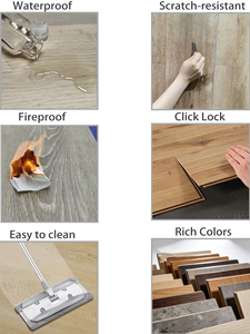 <span class=keywords><strong>Suelo</strong></span> <span class=keywords><strong>Laminado</strong></span> HDF de Roble Industrial AC5 de 10 mm, Personalizable, Resistente al Agua, con Sistema de Clic, Diseño Moderno para Sala de Estar Interior - Product Image 5