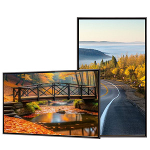 32 inch Wall Mount quảng cáo tấm cửa hàng điện tử dấu hiệu hiển thị văn bản hoạt hình CMS Hệ thống thông tin - Product Image 2