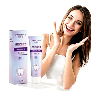 <span class=keywords><strong>Dentifrice</strong></span> blanchissant chimique OEM à la fleur de cerisier 100g pour la maison, élimine les taches de thé et de café, haleine fraîche, blanchiment quotidien des dents, soin buccal - Product Image 1