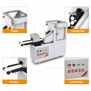 Máquina Pequeña para Hacer Mahua, Máquina Automática para Retorcer Masa con Cinta Transportadora para Panadería y Fábrica de Alimentos - Product Image 4