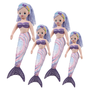 <span class=keywords><strong>Bambole</strong></span> di Sirene in Peluche Personalizzabili, Adorabili Giocattoli Morbidi Imbottiti per Bambine - Product Image 2