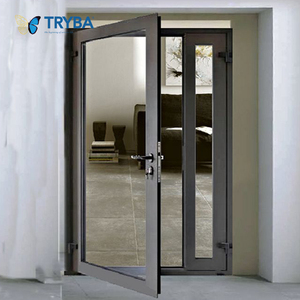 Puertas multifunción de material UPVC de estilo francés con parrilla utilizadas para puertas abatibles de casas - Product Image 5