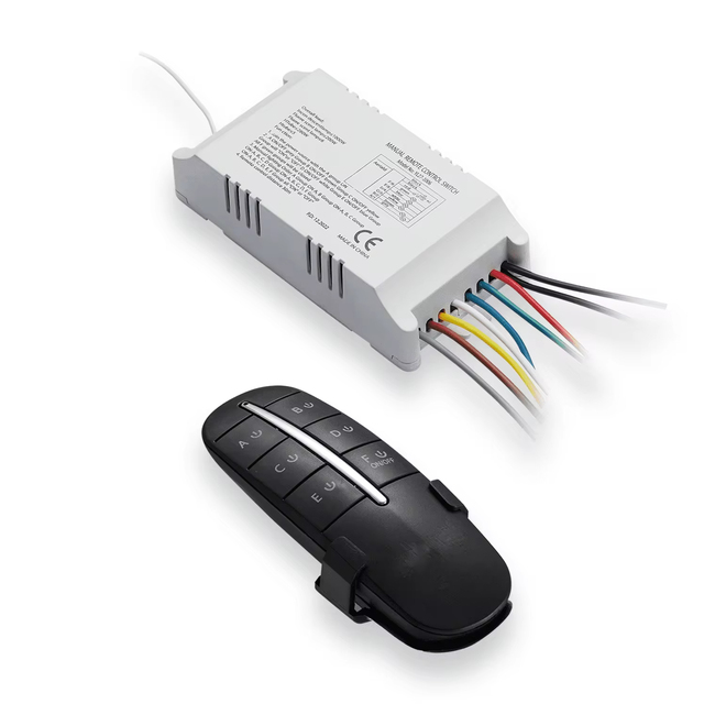 6 Way Remote Switch 220V Wireless Switch Remote Control Multi-channels Rf Wireless Switch Kit