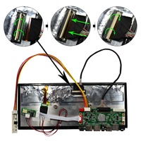 10.3 "HSD103KPW2-A10 1920X720 luminosité 850nit écran LCD 10.3 pouces LVDS 50pin écran avec carte contrôleur LCD USB SD AV